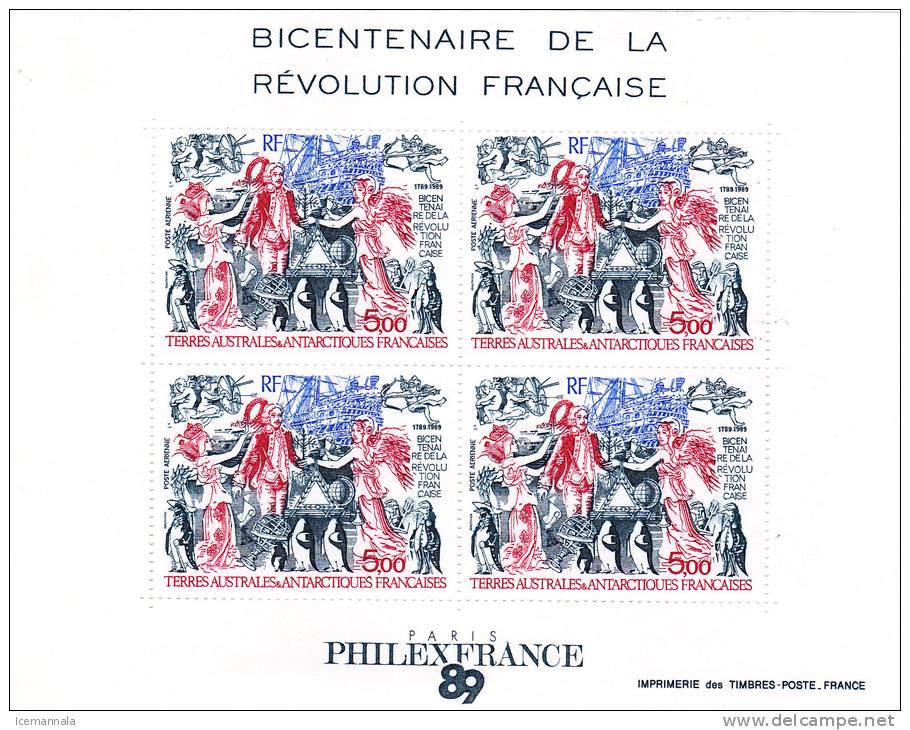 T.A.A.F   YVERT  HB/1   MNH  ** - Blocs-feuillets