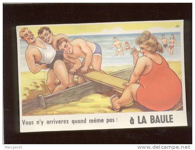 44 La Baule Carte Système Dépliant Vous N'y Arriverez Quand Même Pas ! à...édit. Cap  N° 69 - La Baule-Escoublac