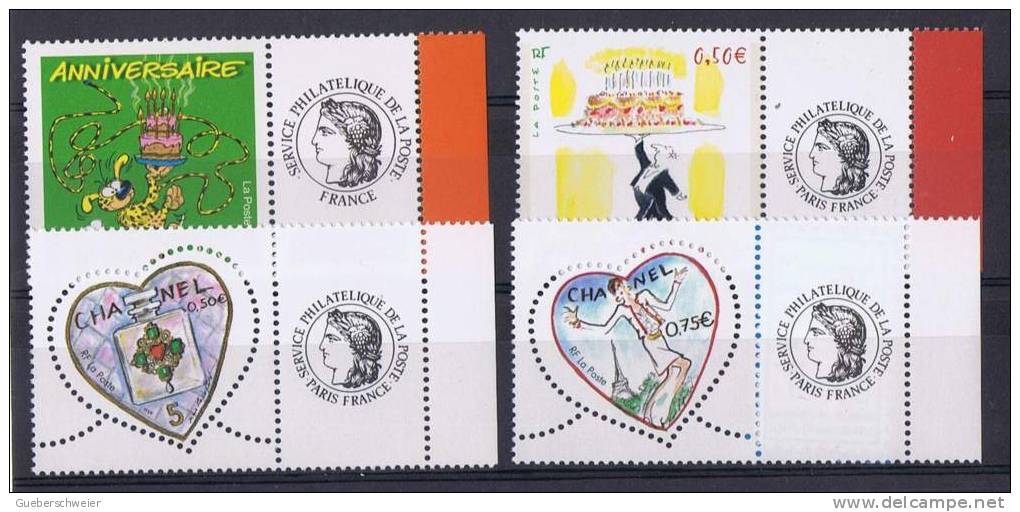 PERS 9 - Timbres Personnalisés N° 3569A-3688A-3632A-3633A Neufs**logo Cérès - Autres & Non Classés