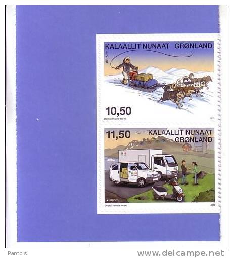 EUROPA GROENLAND GREENLAND 2013 Issus Du Carnet From Booklet ** - 2013