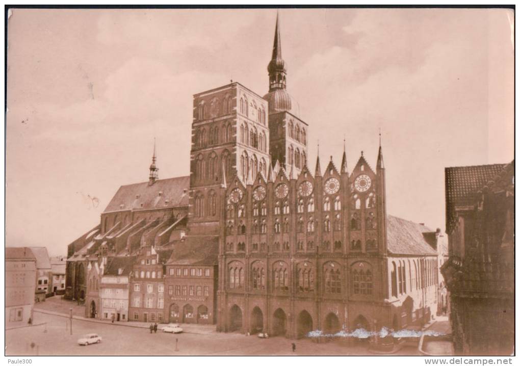 Stralsund - Rathaus Und St. Nicolaikirche - Stralsund