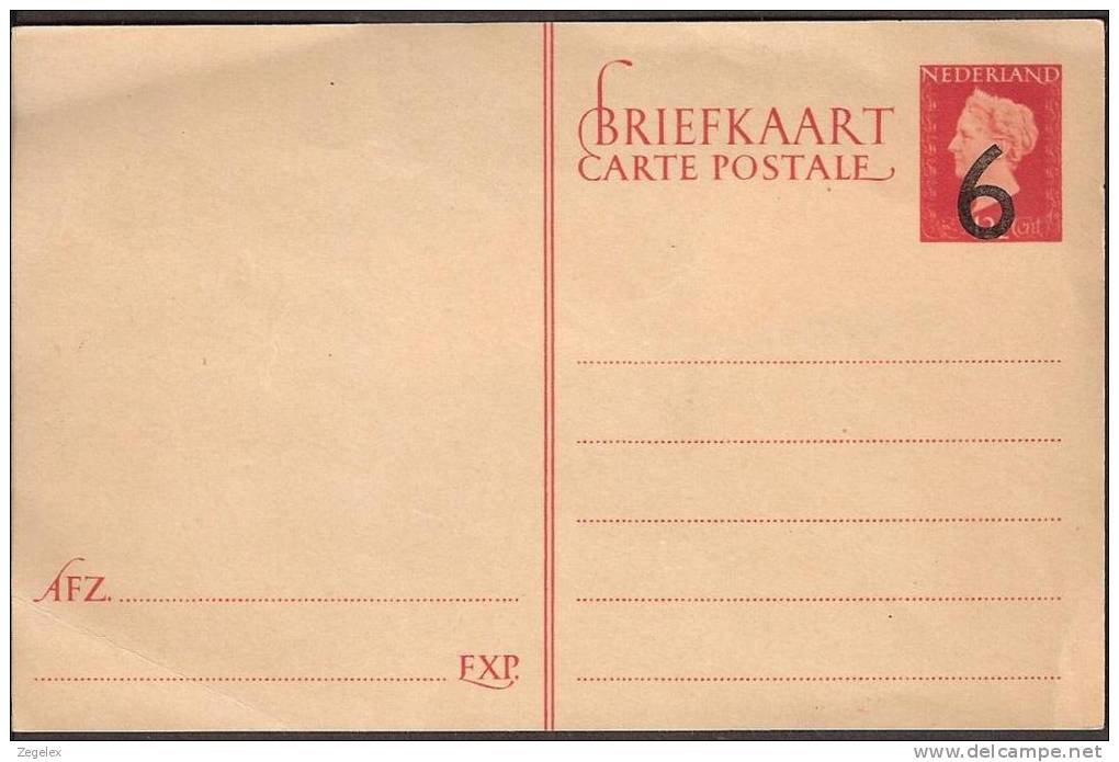 Briefkaart 1951 Geuzendam Nr 256 - New - Postal Stationery
