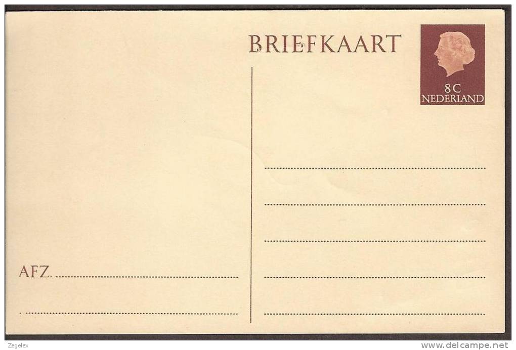 Briefkaart 1957 Geuzendam Nr 261 Ongestempeld, Wel Beschreven. - Postal Stationery