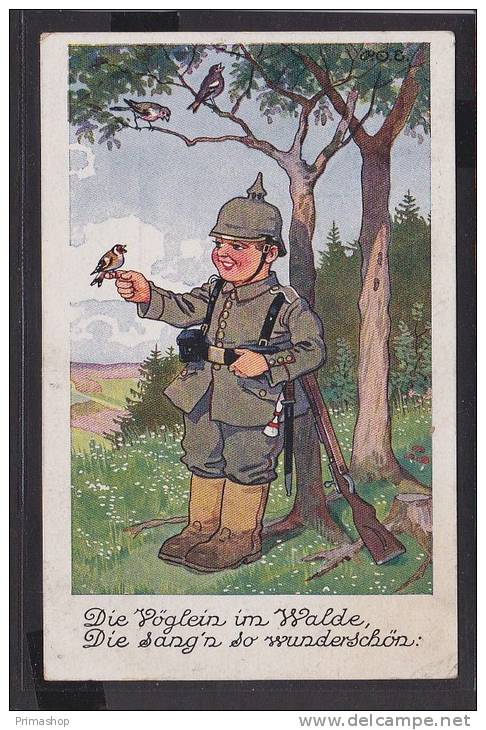 C13  /   P.O.E / Engelhardt / Militär / Soldat Tübingen - Oberndorf 1917 - Engelhard, P.O. (P.O.E.)
