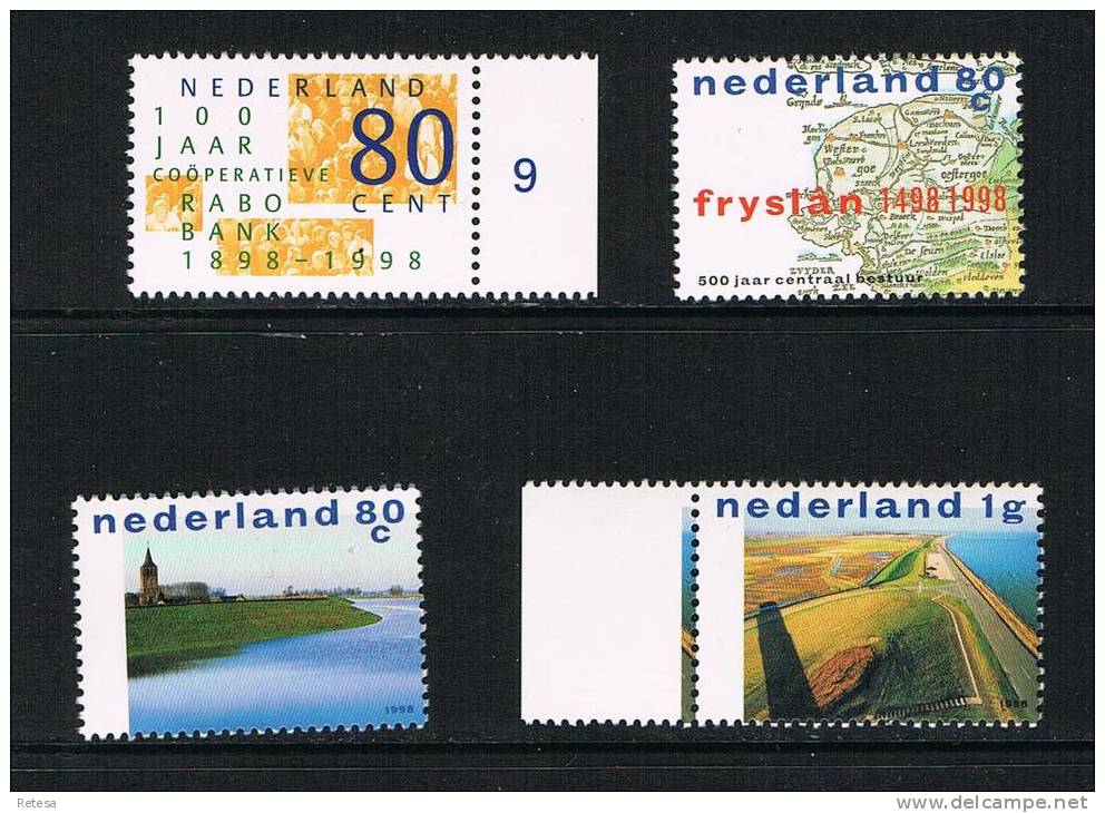NEDERLAND  RABOBANK - 500 JAAR FRYSIAN - WATERLAND  1998 ** - Unused Stamps