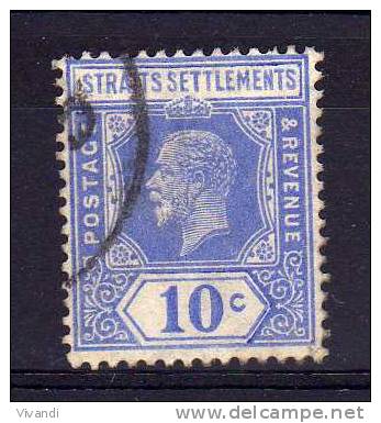 Straits Settlements - 1921 - 10 Cents Definitive (Watermark Multiple Script CA) - Used - Straits Settlements
