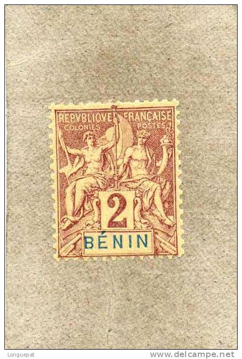 BENIN : Allégories , " Bénin" En Bleu  Dans Le Cartouche - - Unused Stamps