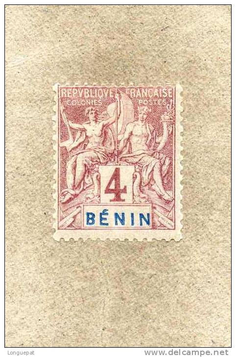 BENIN : Allégories , " Bénin" En Bleu  Dans Le Cartouche - - Unused Stamps