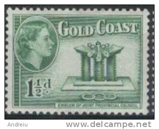 1952 Gold Coast (Ghana)  Emblem Provincial, MH - Gold Coast (...-1957)