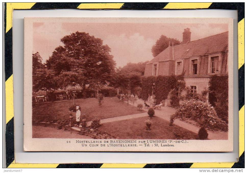 HOSTELLERIE DE BAYENGHEM Par LUMBRES. UN COIN DE L'HOSTELLERIE - Lumbres