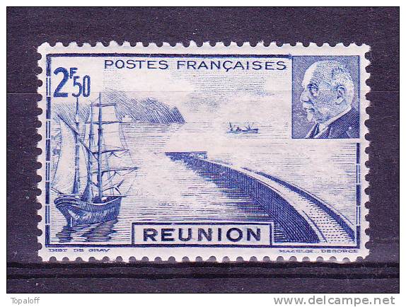 Réunion N°179 Neufs Charniere - Nuovi