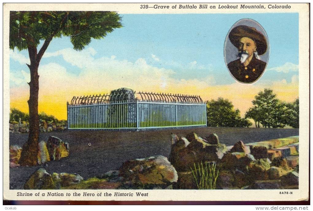 PK  Grave Of Buffalo Bill On Lookout Mountain Colorado - Autres & Non Classés