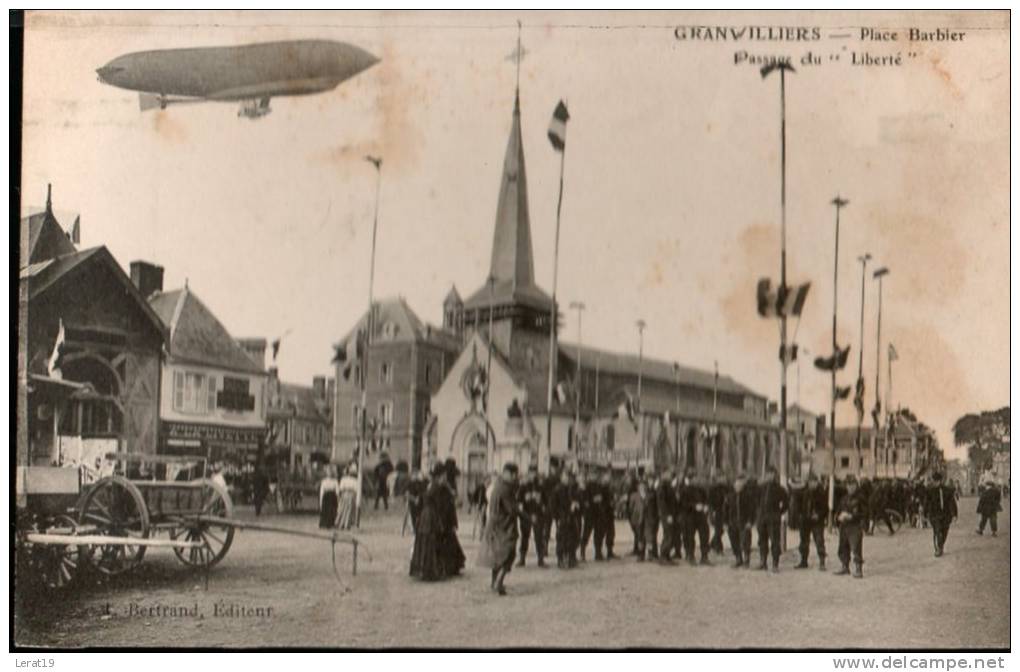 60...OISE.....GRANVILLIERS....PLACE BARBIER...PASSAGE DU LIBERTE........NON. ..ÉC RIT E .. .. . . ‹(•¿• )› - Grandvilliers