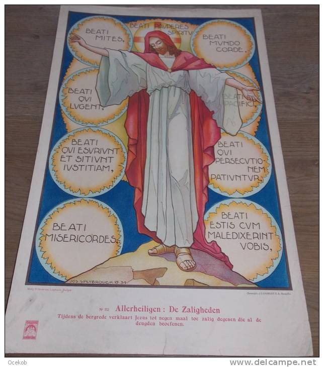 Affiche Devotie Illustr. Jos Speybrouck -  Allerheiligen - Affiches