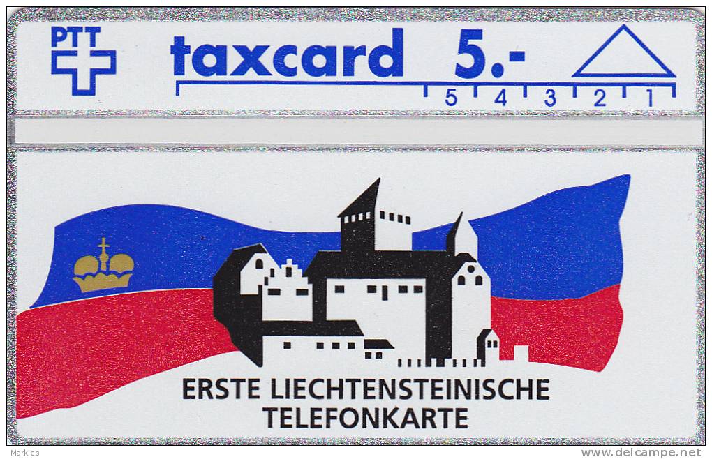 First Card Liechtenstein 109 E (Mint,Neuve) Très Rare ! - Liechtenstein