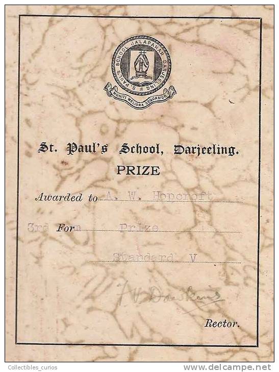 St Paul School Darjeeling India Memorabilia ANTIQUE BOOK "THE WONDERS OF ANIMAL INGENUITY" - Sciences