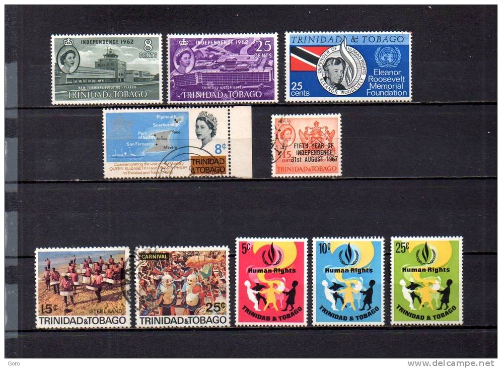Trinidad Y Tobago   1962-68  .-  Y&T Nº   193/194 - 205 - 207 - 212 - 216/217 - 223/225 - Trinité & Tobago (1962-...)