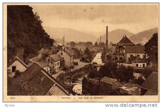 67 ROTHAU Vue Sur La Bruche - Rothau