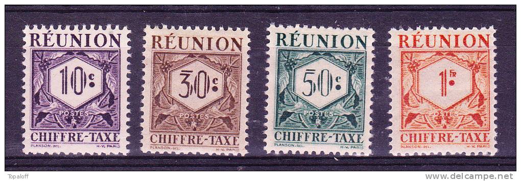 Réunion Taxe N°26 ** Et 27-28-29 * - Postage Due