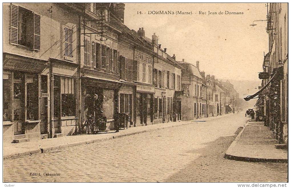 Dormans Marne Rue Jean De Dormans "le Familistere"1936 Edit. L. Cahannier - Dormans