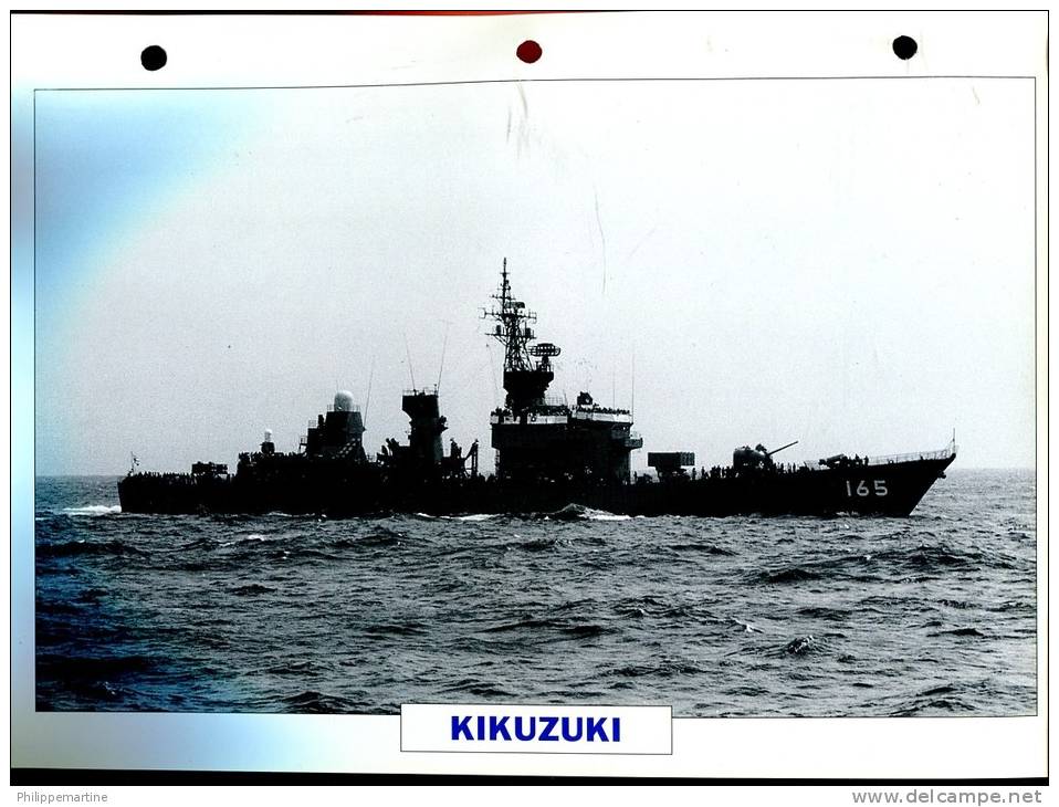 Japon 1967 : Destroyer Lance-missiles KIKUZUKI - Bateaux