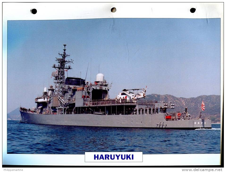 Japon 1983 : Destroyer HARUYUKI - Bateaux