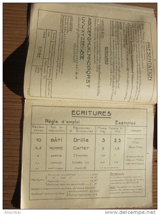 école universelle par correspondance de Paris : Le croquis coté : cours T-153 91 —>lire la table des matières