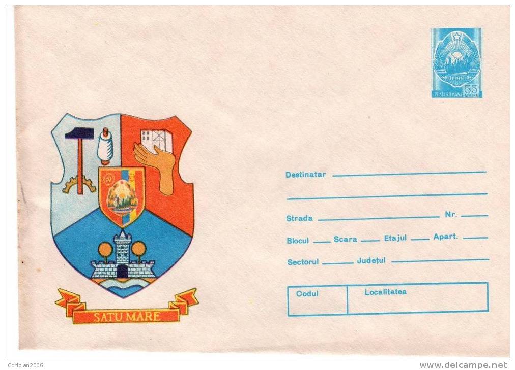 Romania / Postal Stationery / Satu Mare - Omslagen