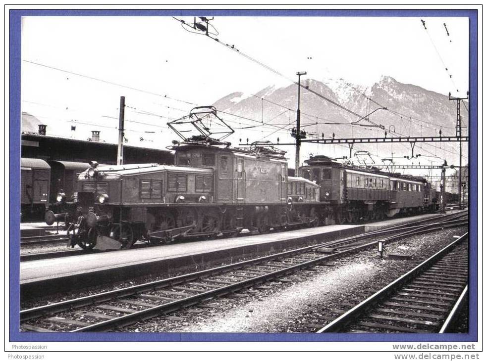 Photograpie Prise à Bellinzona SBB-CFF - Train - Photo - Trains