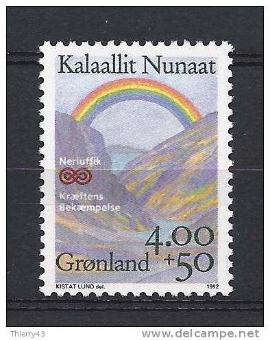 Greenland, Groenland 1992 -  Fight Against Cancer - Y&T 216   Mi. 228   MNH, NEUF, Postfrisch - Nuovi