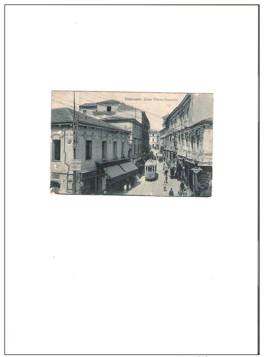 CATANZARO-1921 -CORSO VITTORIO EMANUELE-RARITA' - Altri & Non Classificati