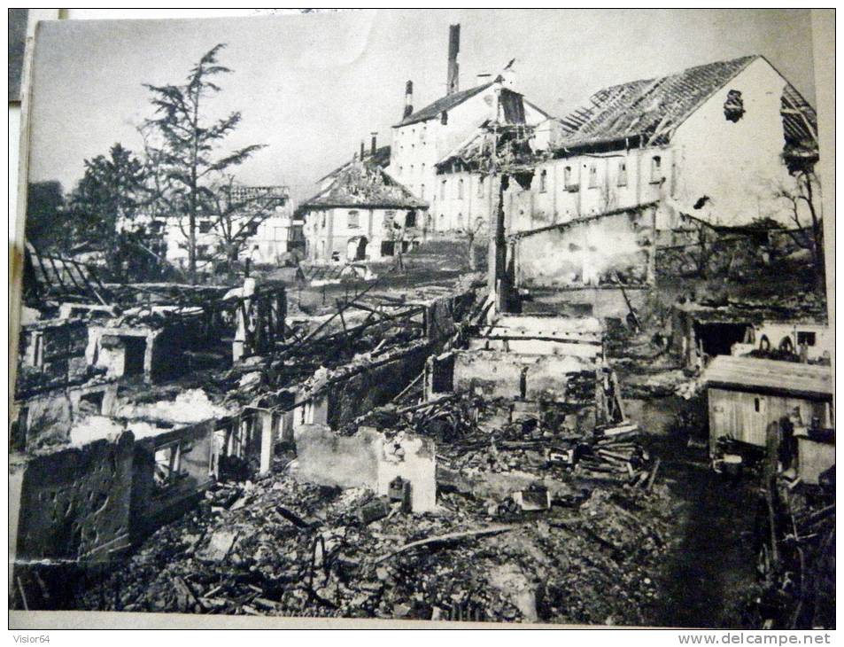 Guerre 39-45-Revue "La libération de Mulhouse" Tragédie Brasserie de Lutterbach-Cernay-Wittelsheim-puits-Chalampé-Légion