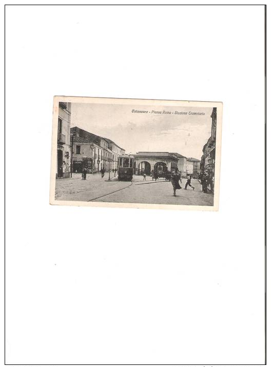 CATANZARO-1932- PIAZZA ROMA -STAZIONE TRANVARIA- - Catanzaro