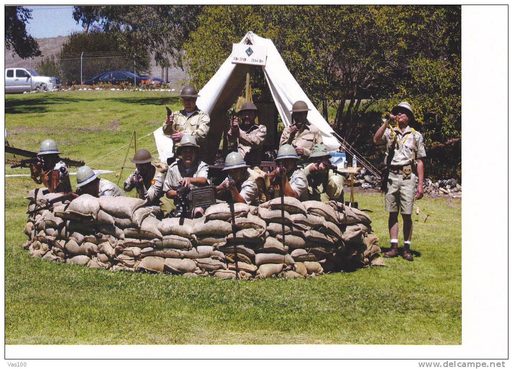 SCOUTISME,USAFEE DEFENDERS SCOUTS,POSTCARD UNUSED. - Scouting