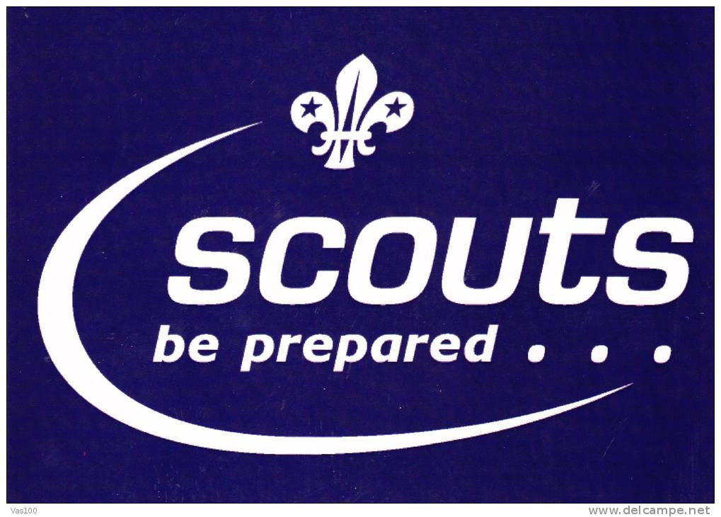 SCOUTISME,LOGO SCOUTS,POSTCARD UNUSED. - Scouting