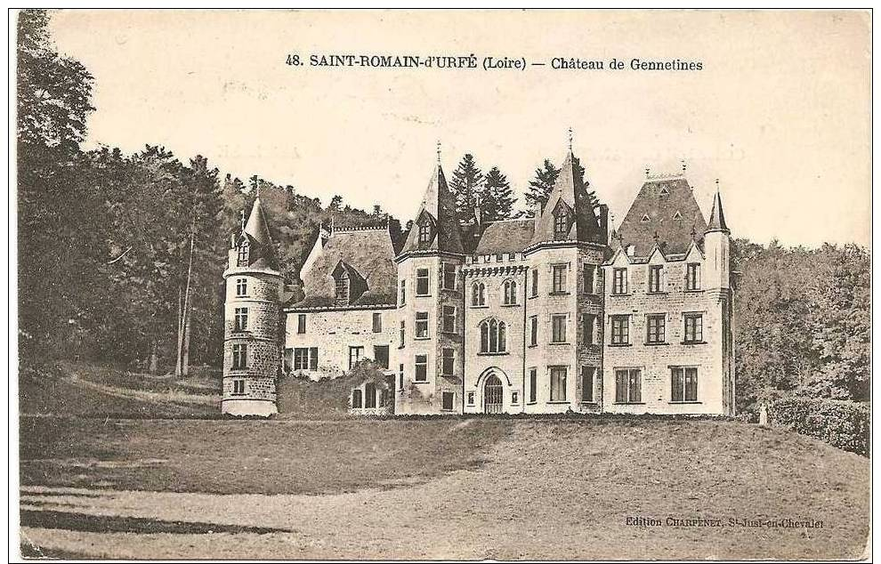 42 Saint-Romain-d´Urfé  . Château Des Gennetines - Other & Unclassified