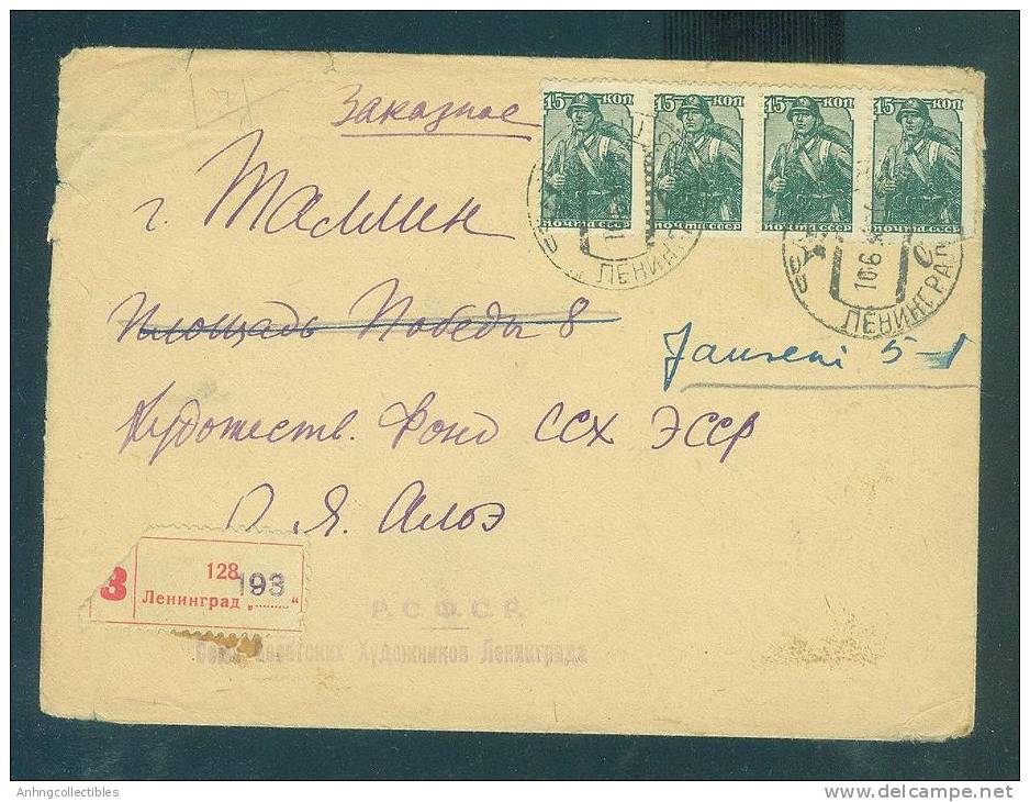 Russian: CCCP Registered Mail - Fine And Rare - Storia Postale