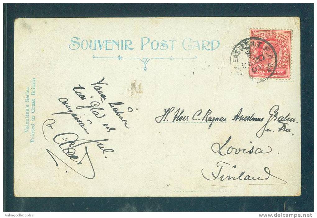 Great Britain: Souvernir Post Card Sent To Filnland With 1907 Postmark - Fine - Other & Unclassified