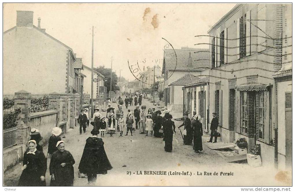 LA BERNERIE LA RUE DE PORNIC - La Bernerie-en-Retz