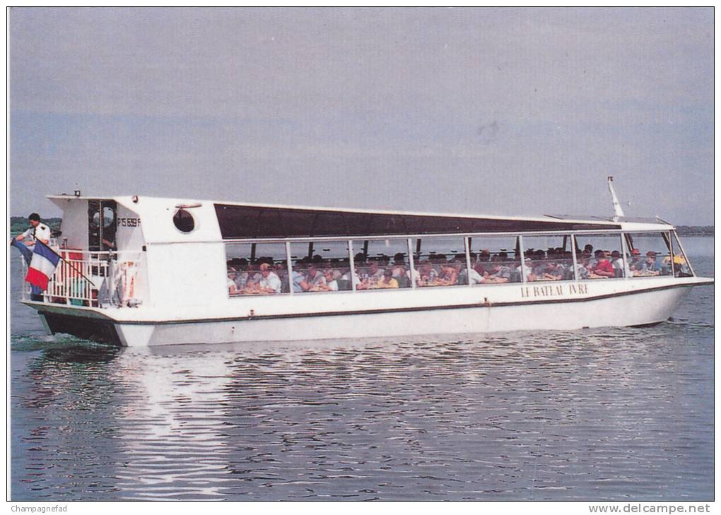 MONTIERAMEY-LE MELINOT-MESNIL ST. PIERRE 10, LE BATEAU IVRE, CROISIERE-REPAS SUR LE LAC DE LA FORÊT D'ORIENT - Autres & Non Classés