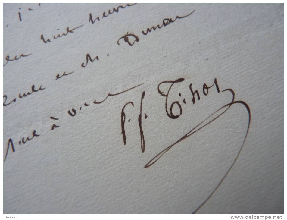 Pierre-François TISSOT (1768-1854) - Académie Française. - AUTOGRAPHE - Autres & Non Classés