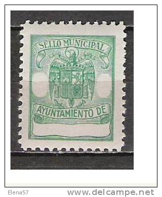 3502-FISCAL PROOFS ESSAYS RARE PRUEBAS SPAIN REVENUE LOCAL NUEVO ** MNH  MUNICIPAL. - Nationalist Issues