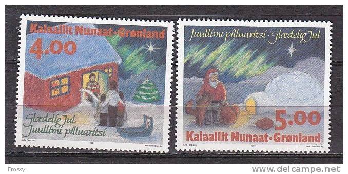 P6111 - GROENLAND Yv N°242/43 ** NORL - Unused Stamps