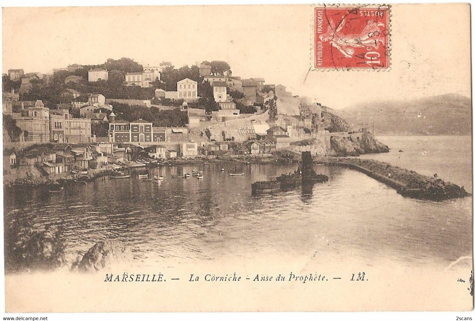 Dépt 13 - MARSEILLE - La Corniche - Anse Du Prophète - Endoume, Roucas, Corniche, Strände