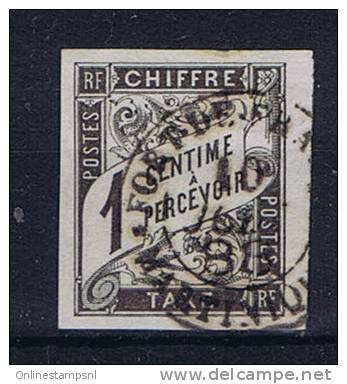 Colonies Francaises: Yv Timbre Tax 1 Martinique - Portomarken