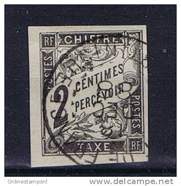 Colonies Francaises: Yv Timbre Tax 2 Martinique - Strafportzegels