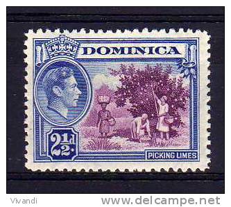 Dominica - 1938 - 2½d Definitive - MH - Dominica (...-1978)