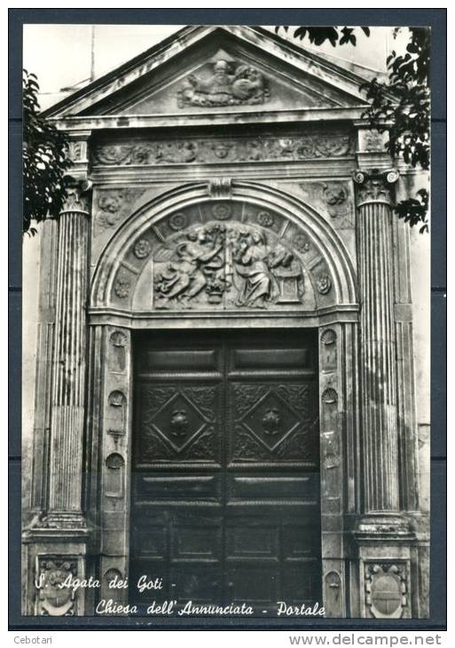SANT'AGATA DEI GOTI - Chiesa Dell'Annunciata - "Portale" -  Anno 1958 - Benevento