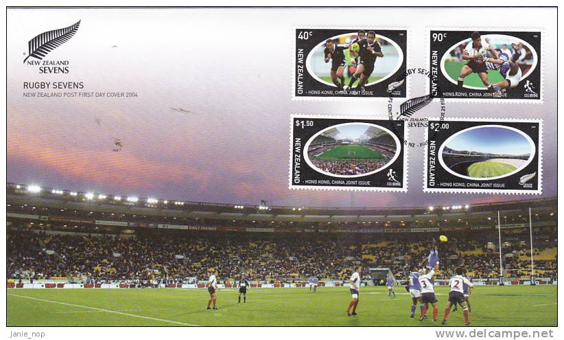 New Zealand 2004 Rugby Sevens FDC - FDC