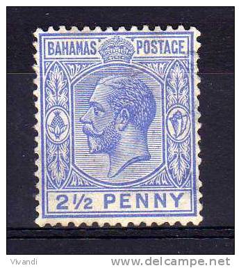 Bahamas - 1922 - 2½d Definitive (Watermark Multiple Script CA) - Used - 1859-1963 Colonia Britannica